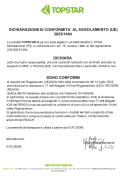 Dichiarazione di conformità regolamento UE 2023-1464